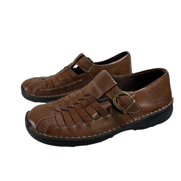 Hush Puppies Other - Unisex Hush Puppies Brown Casual Leather Slip-Ons Loafers